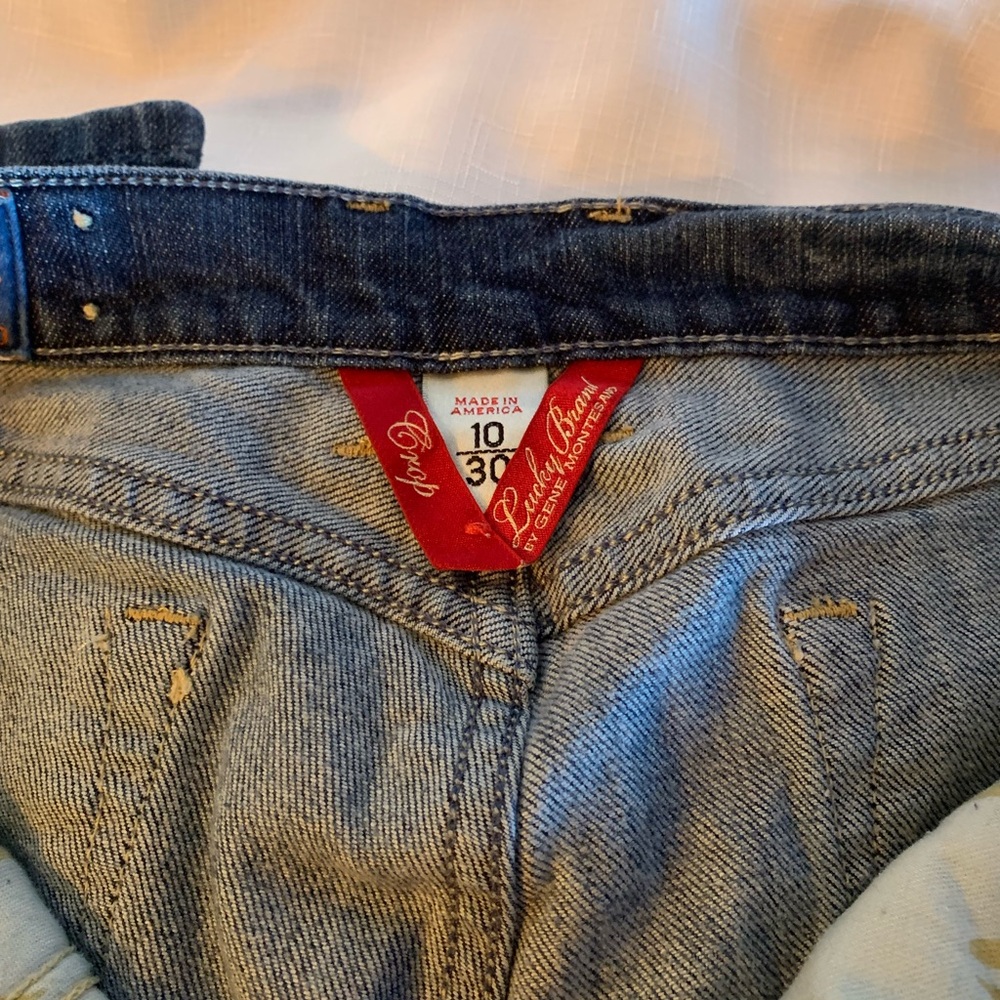 Lucky Brand classic rider crop jean